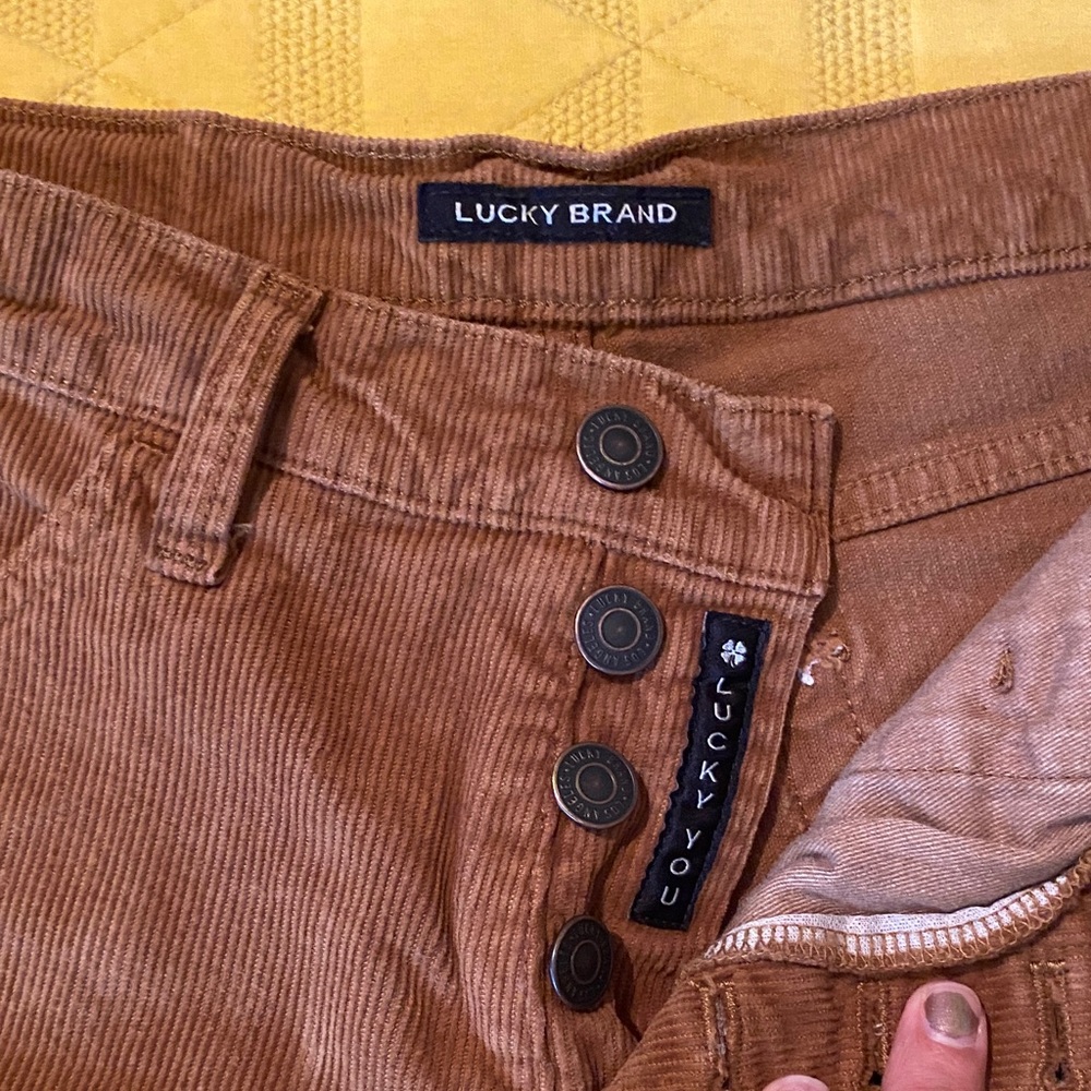 Lucky Brand Brown Corduroy Trousers